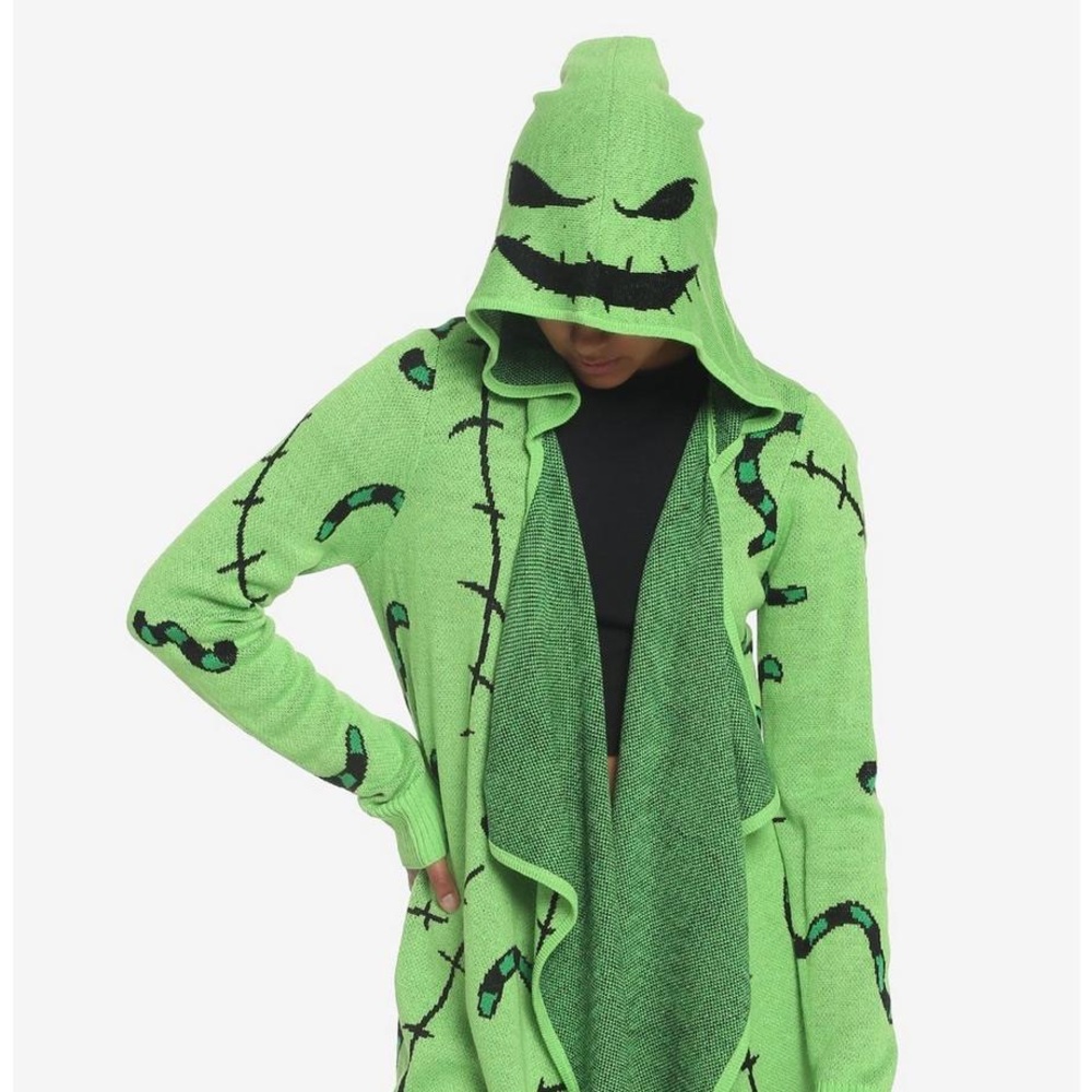 NWT Disney Nightmare Before Christmas Oogie Boogie Cardigan (Size L) Hot Topic